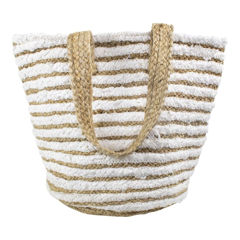 BAG STRIPE BEACH WHITE