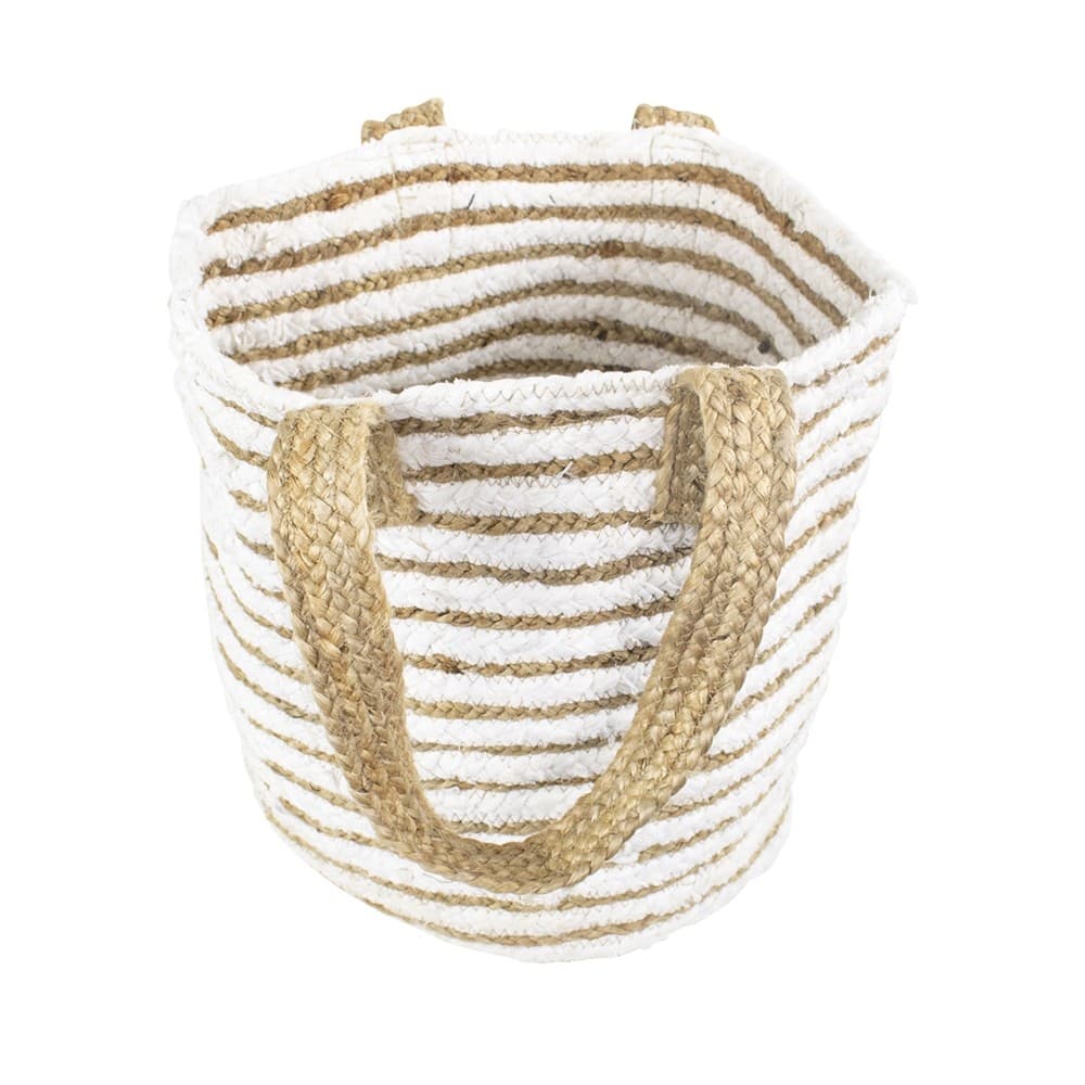 BAG STRIPE BEACH WHITE