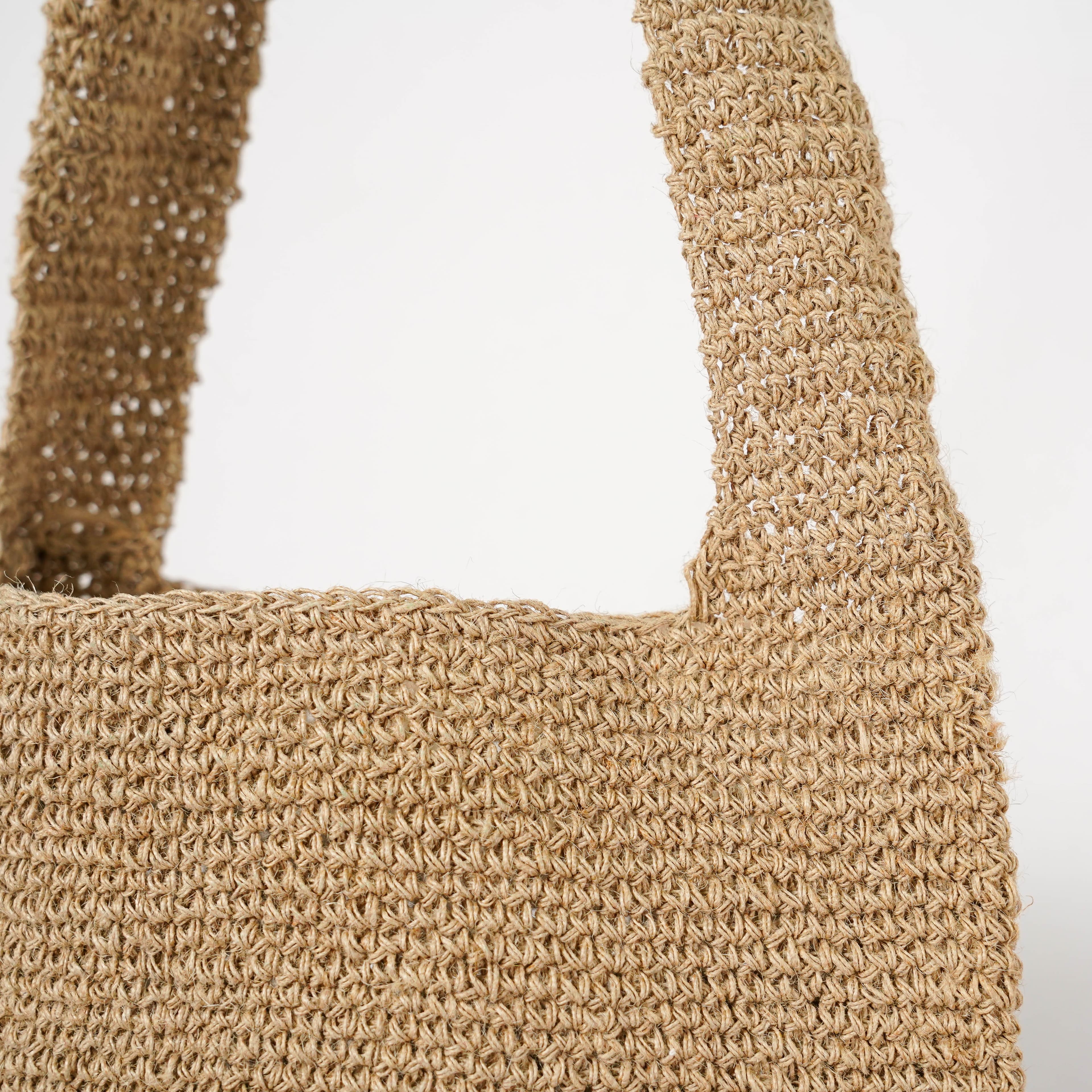 JUTE CROSSBODY BAG