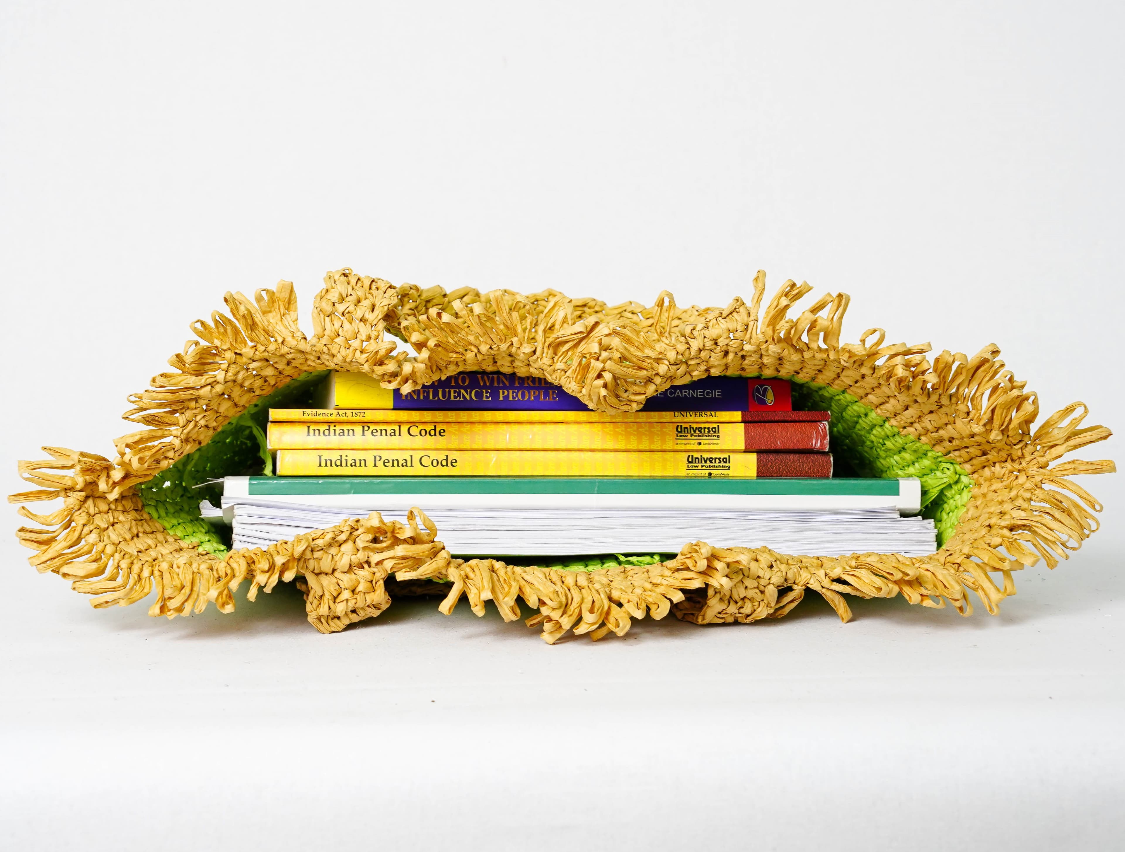 RAFFIA CROCHET TOTE BAG