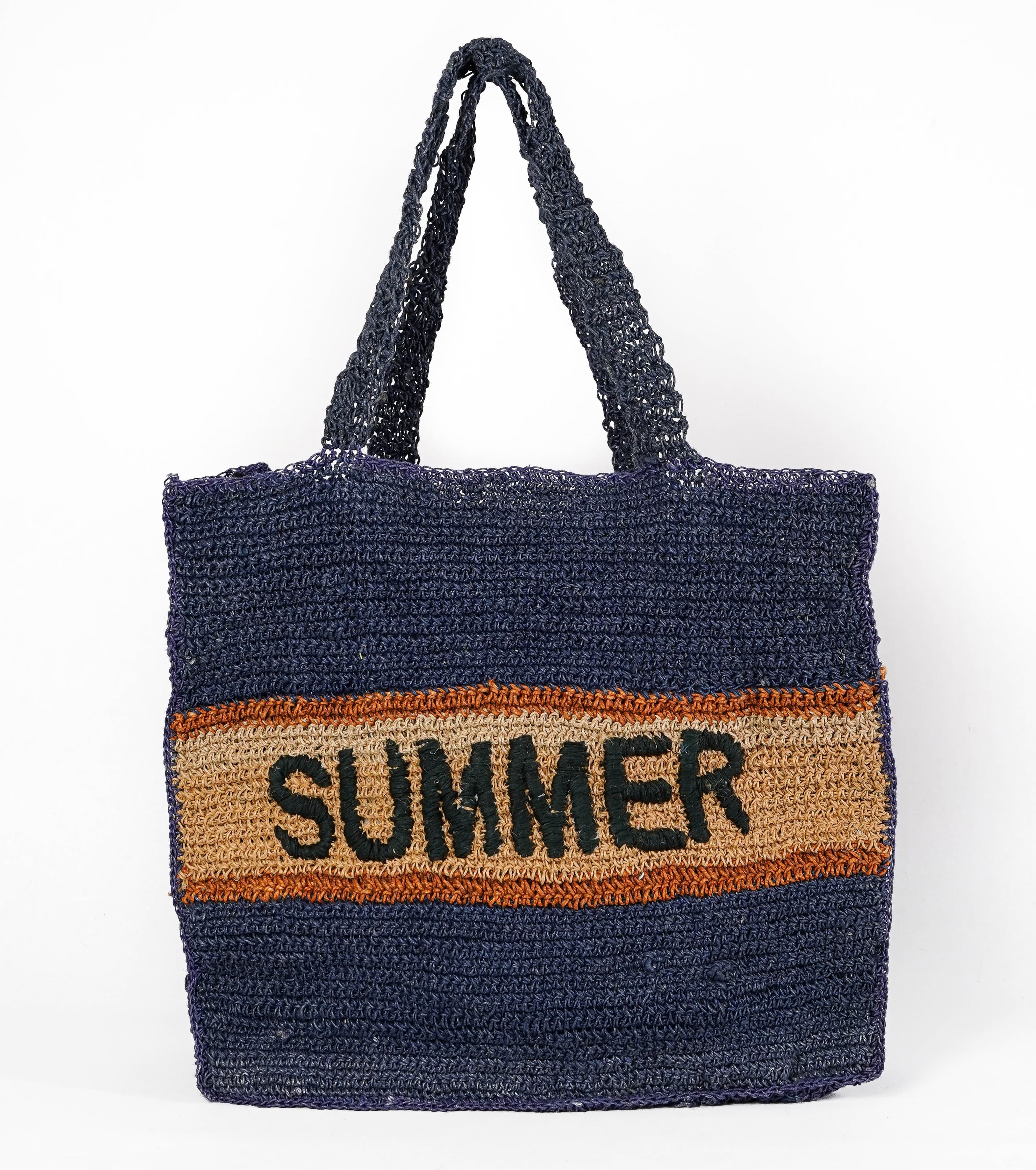 SUMMER JUTE TOTE BAG