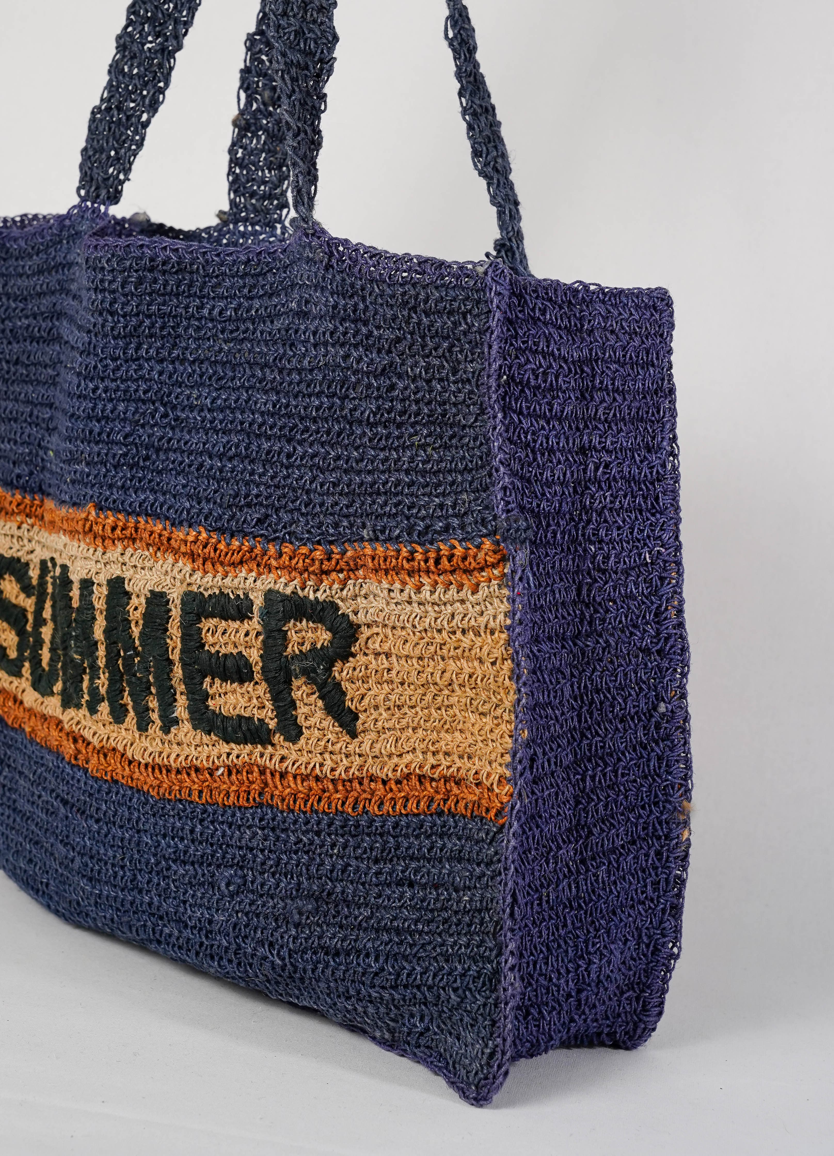 SUMMER JUTE TOTE BAG