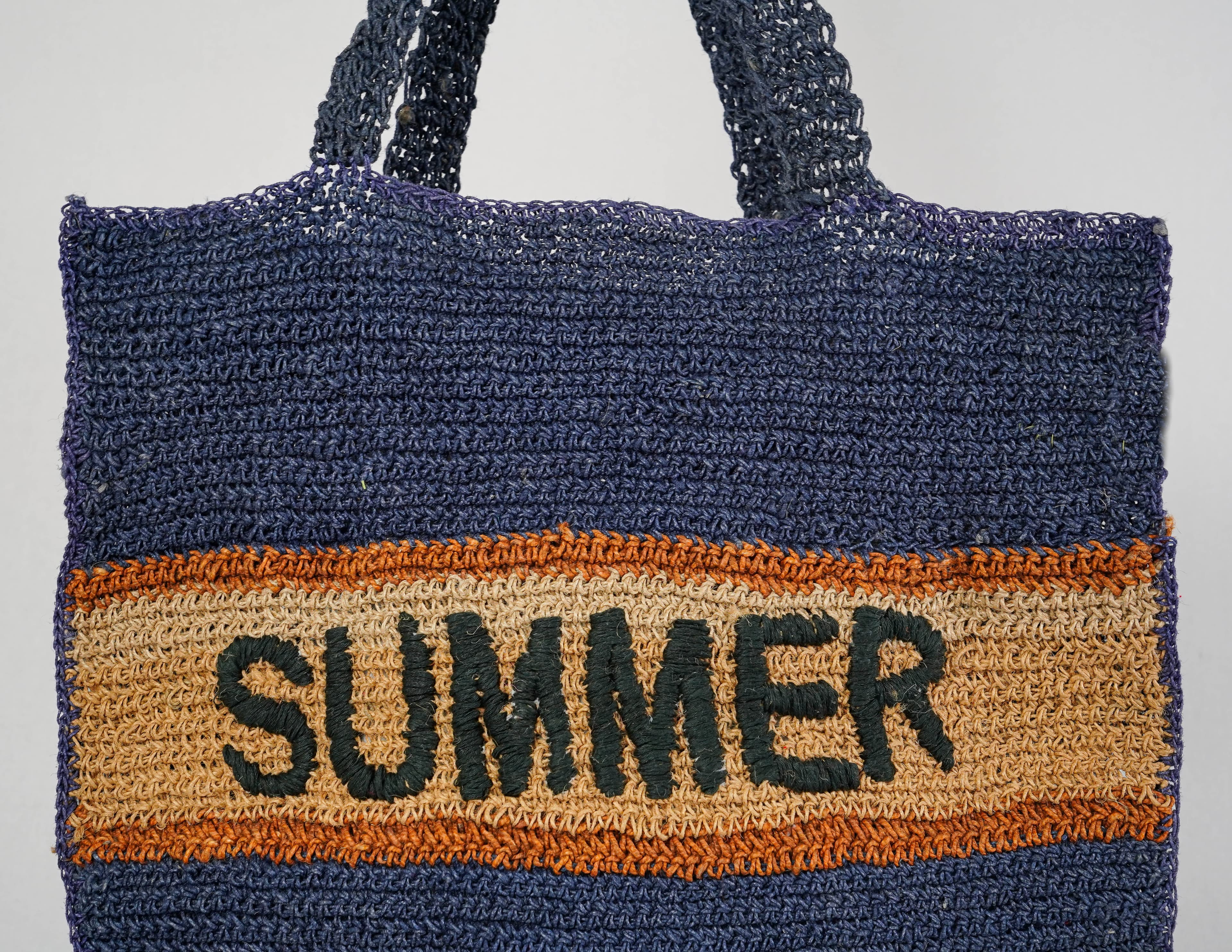 SUMMER JUTE TOTE BAG