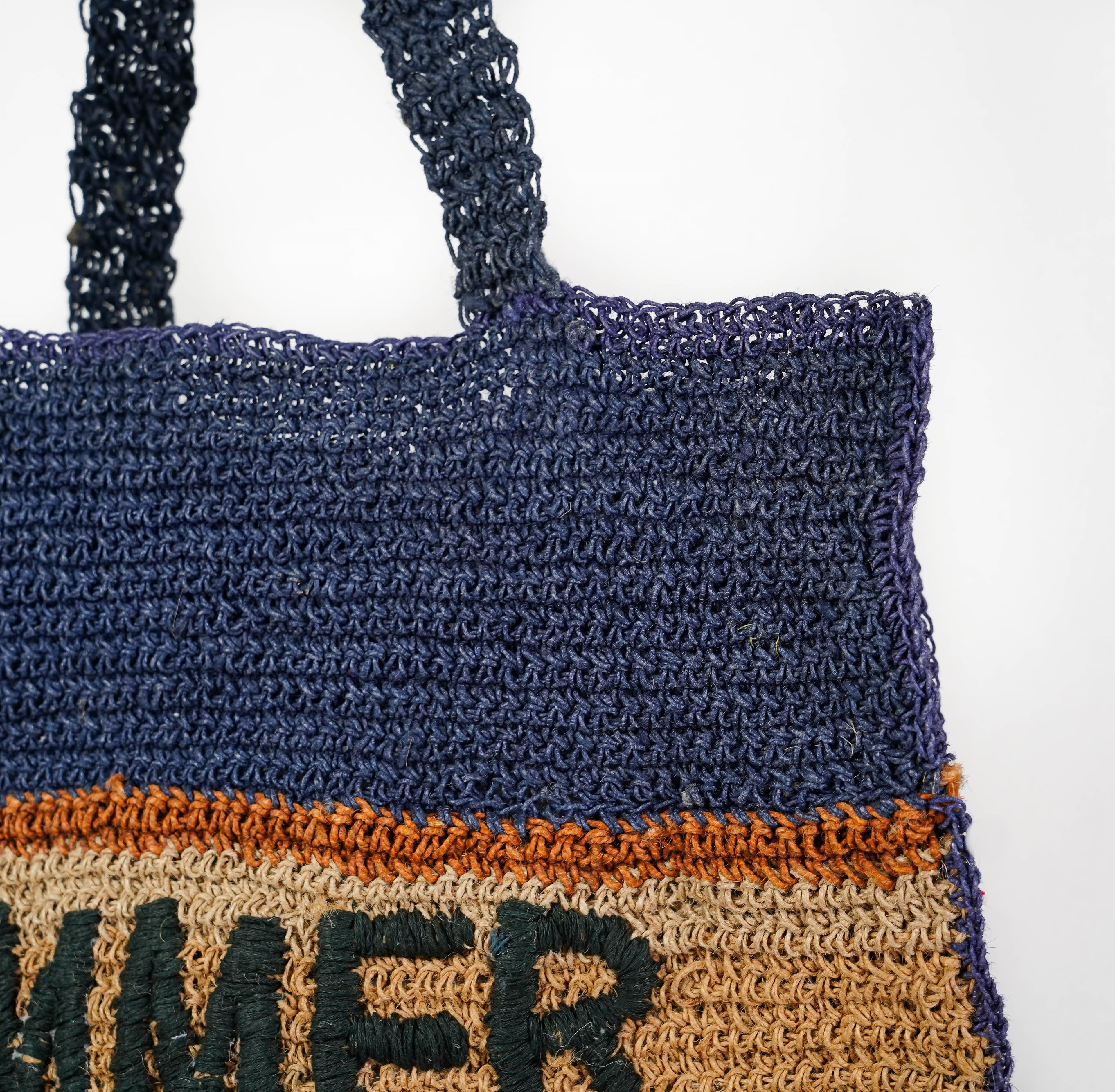 SUMMER JUTE TOTE BAG