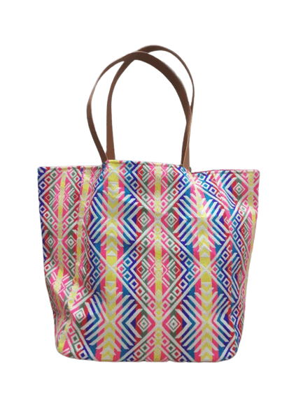 MULTI JACQUARD TOTE BAG