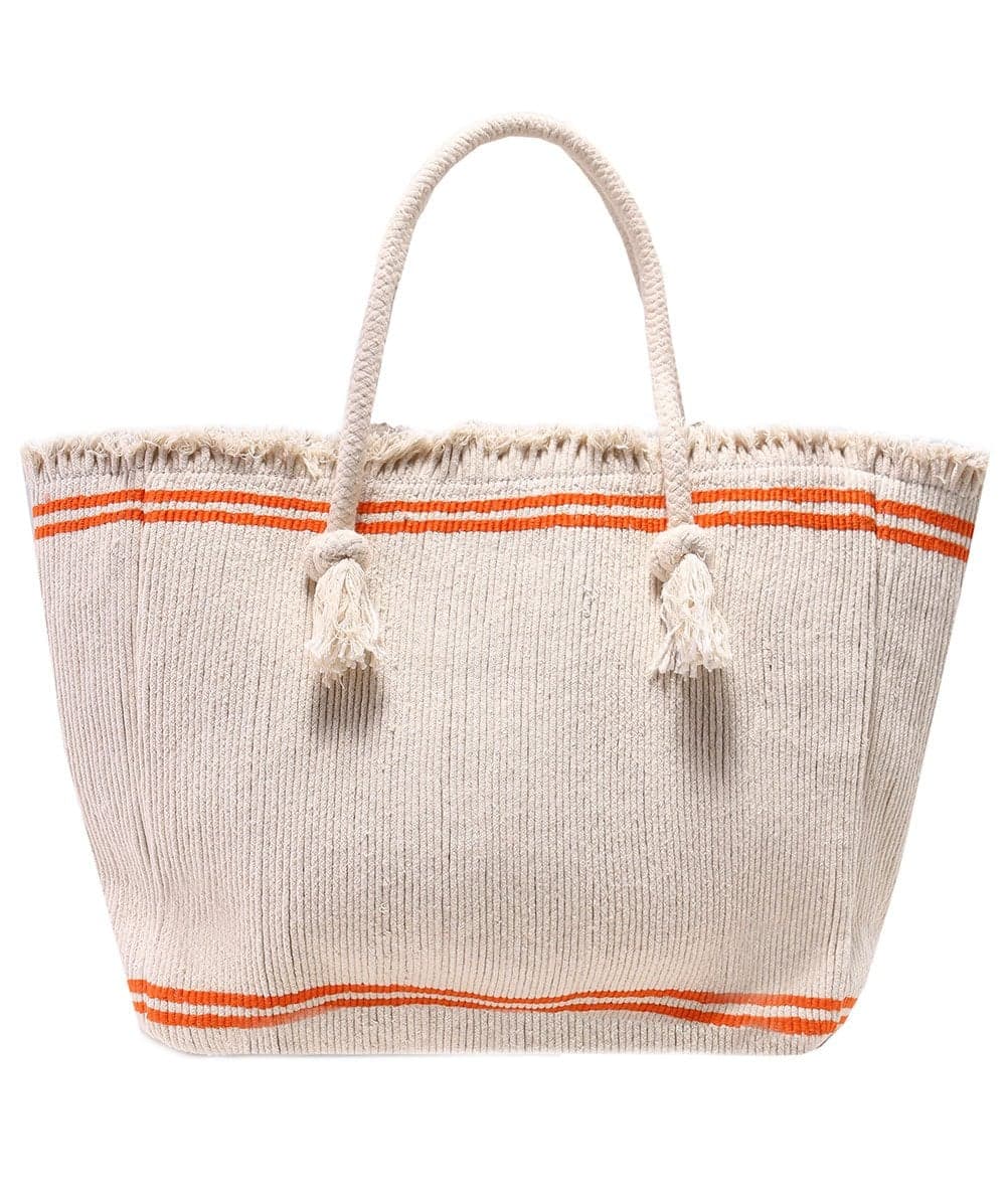 ROPE GEOMETRIC  PRINT TOTE BAG