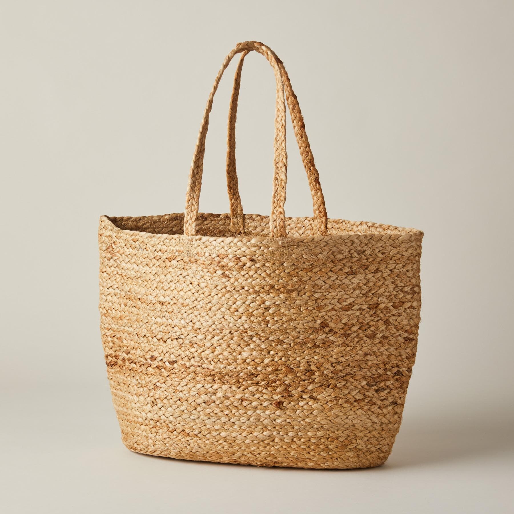NATURAL JUTE BEACH BAG NAT