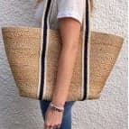 NATURAL JUTE TOTE BAG