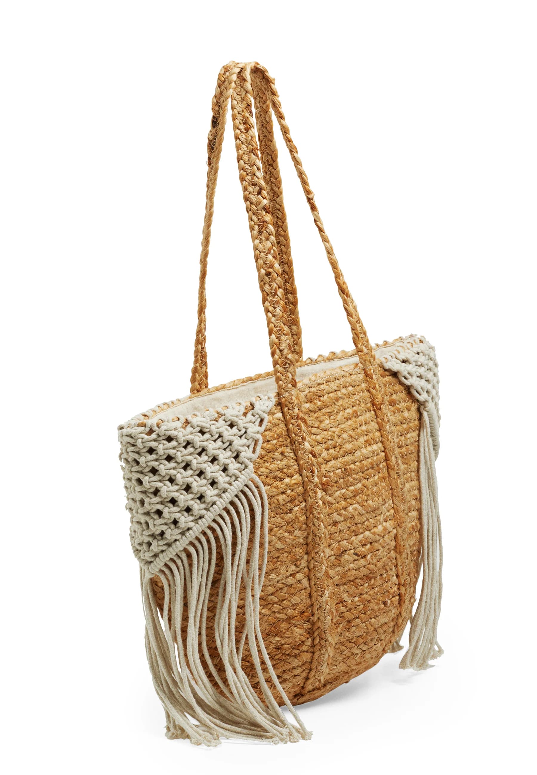 JUTE MACRAME TOTE BAG
