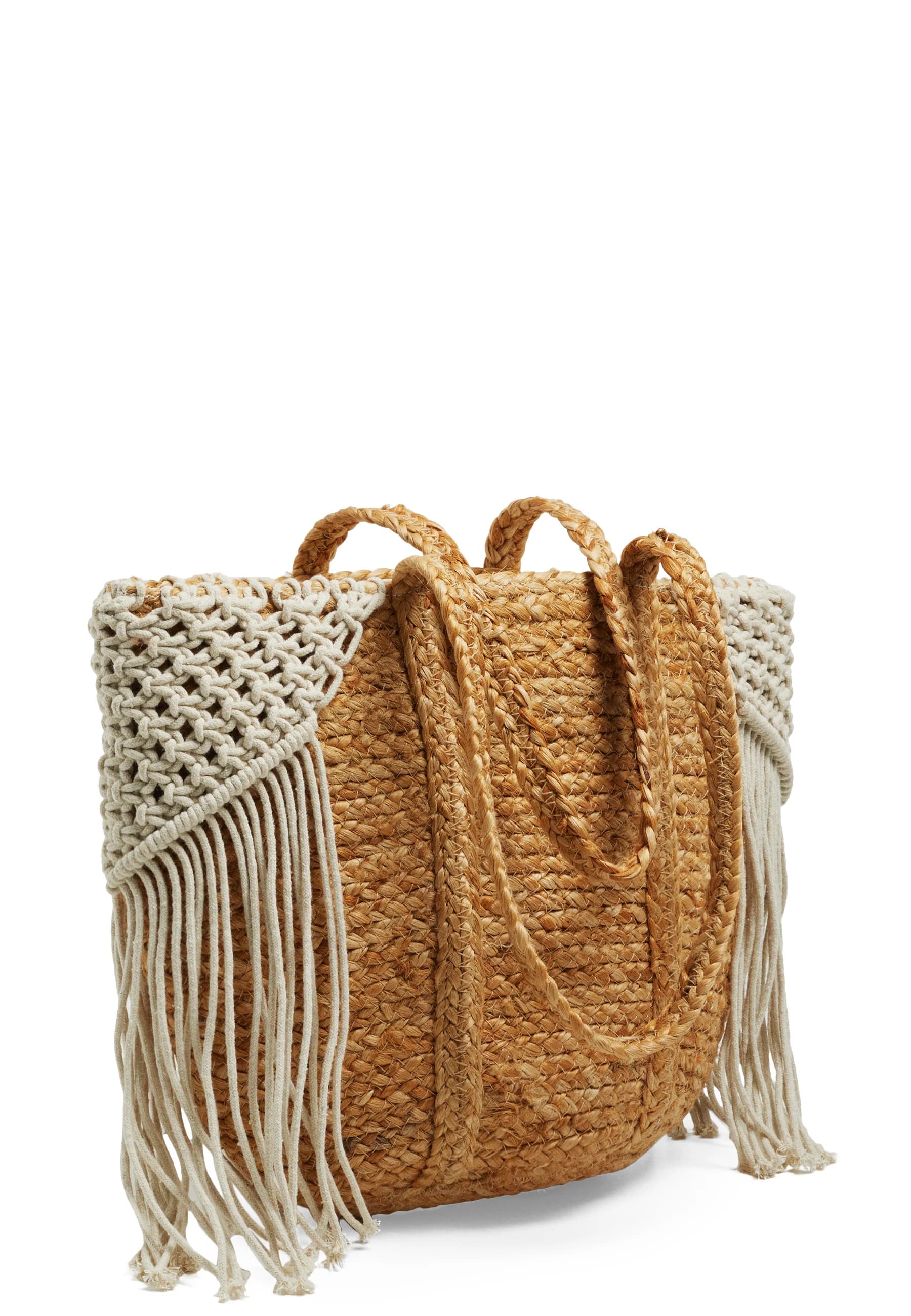 JUTE MACRAME TOTE BAG