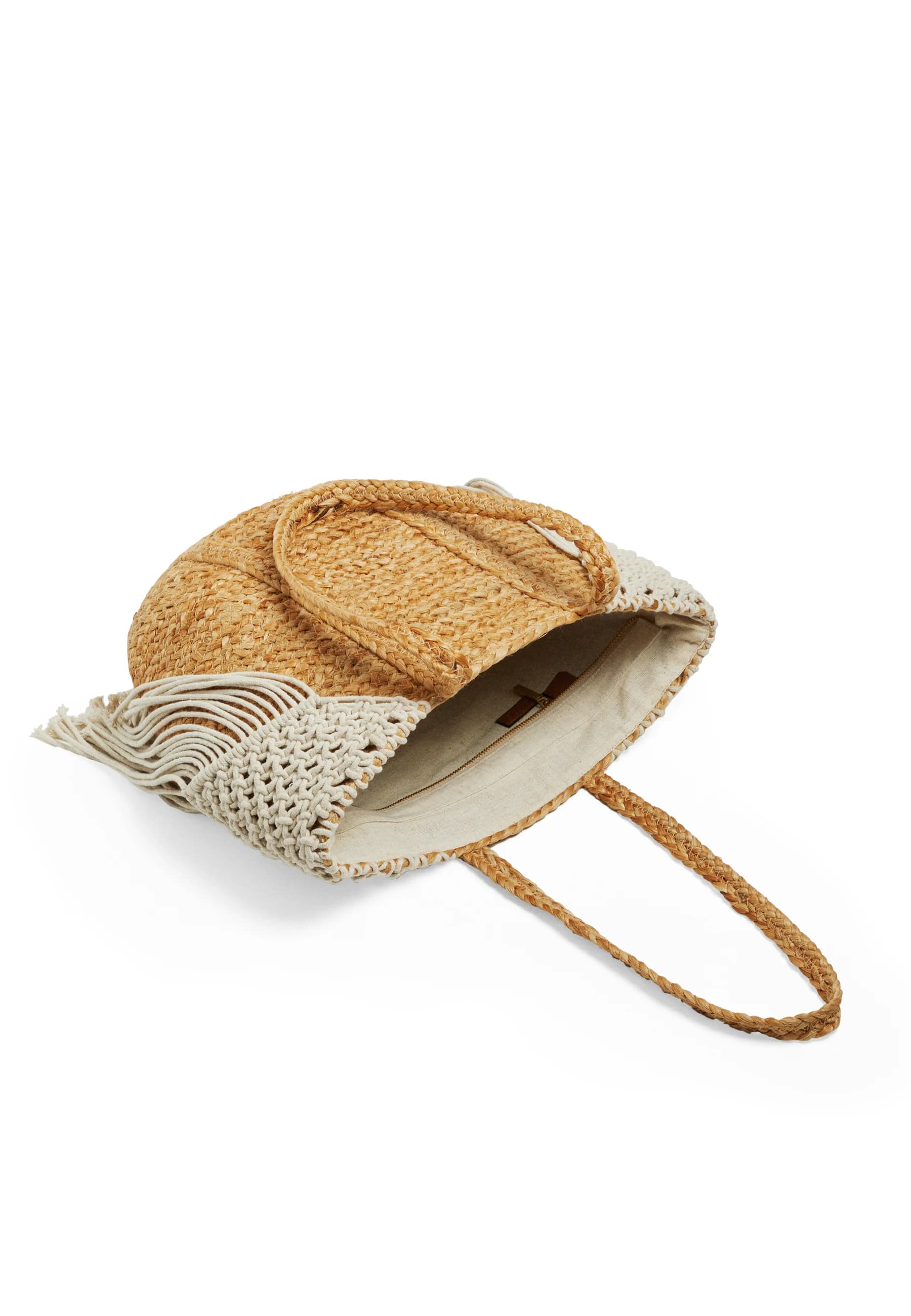 JUTE MACRAME TOTE BAG