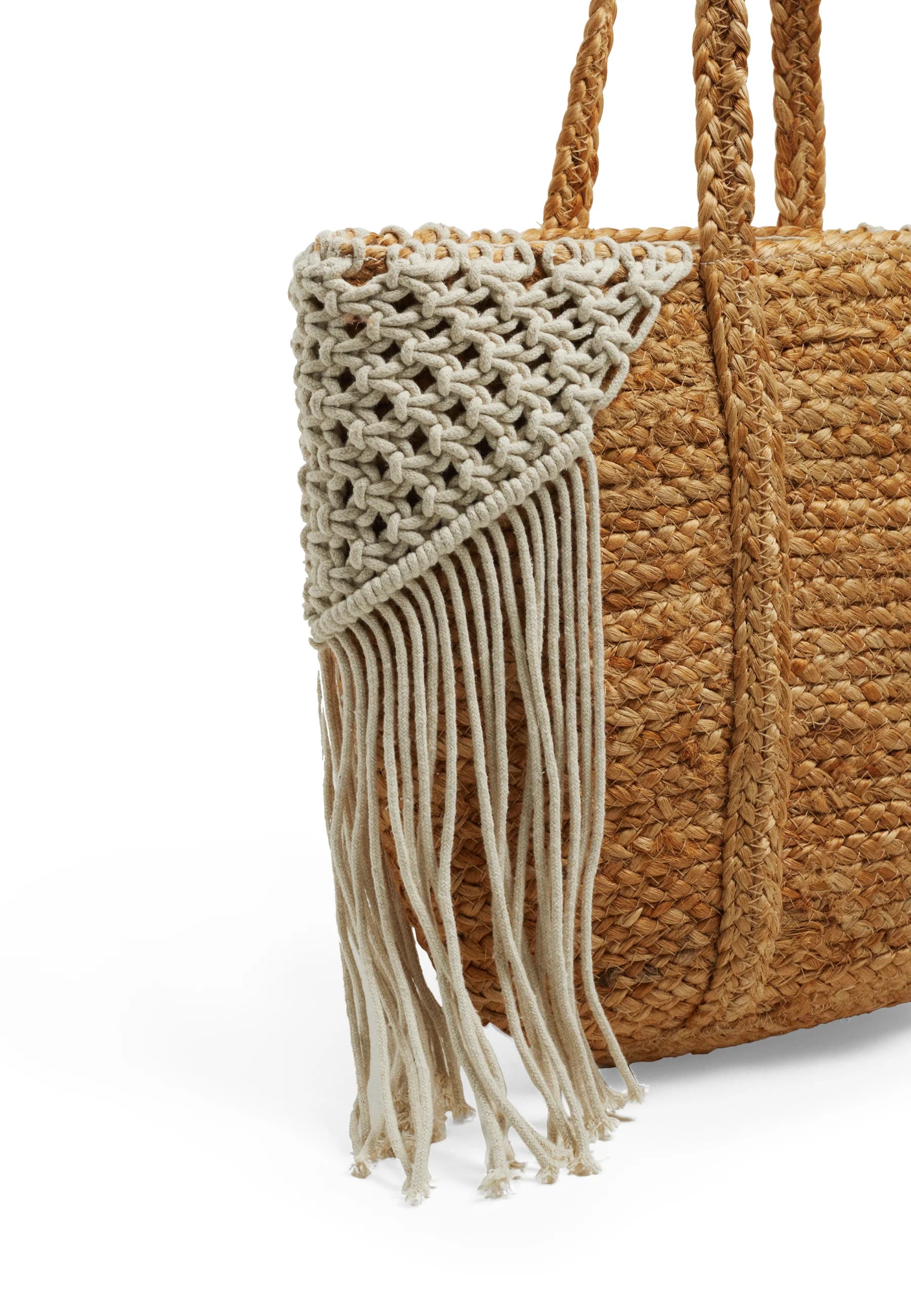 JUTE MACRAME TOTE BAG