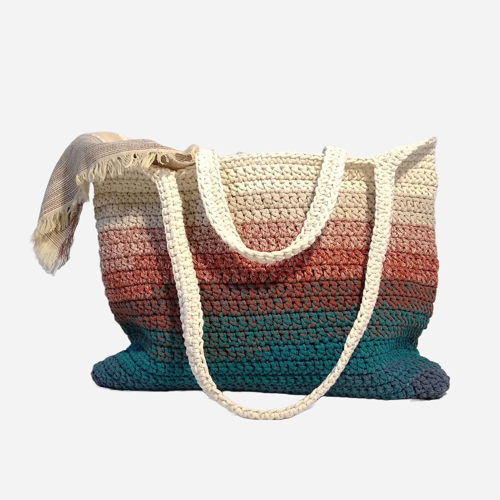 MULTI WOVEN TOTE BAG