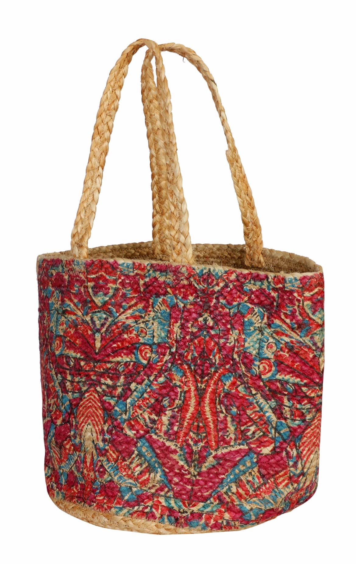 MULTI PRINT JUTE TOTE BAG