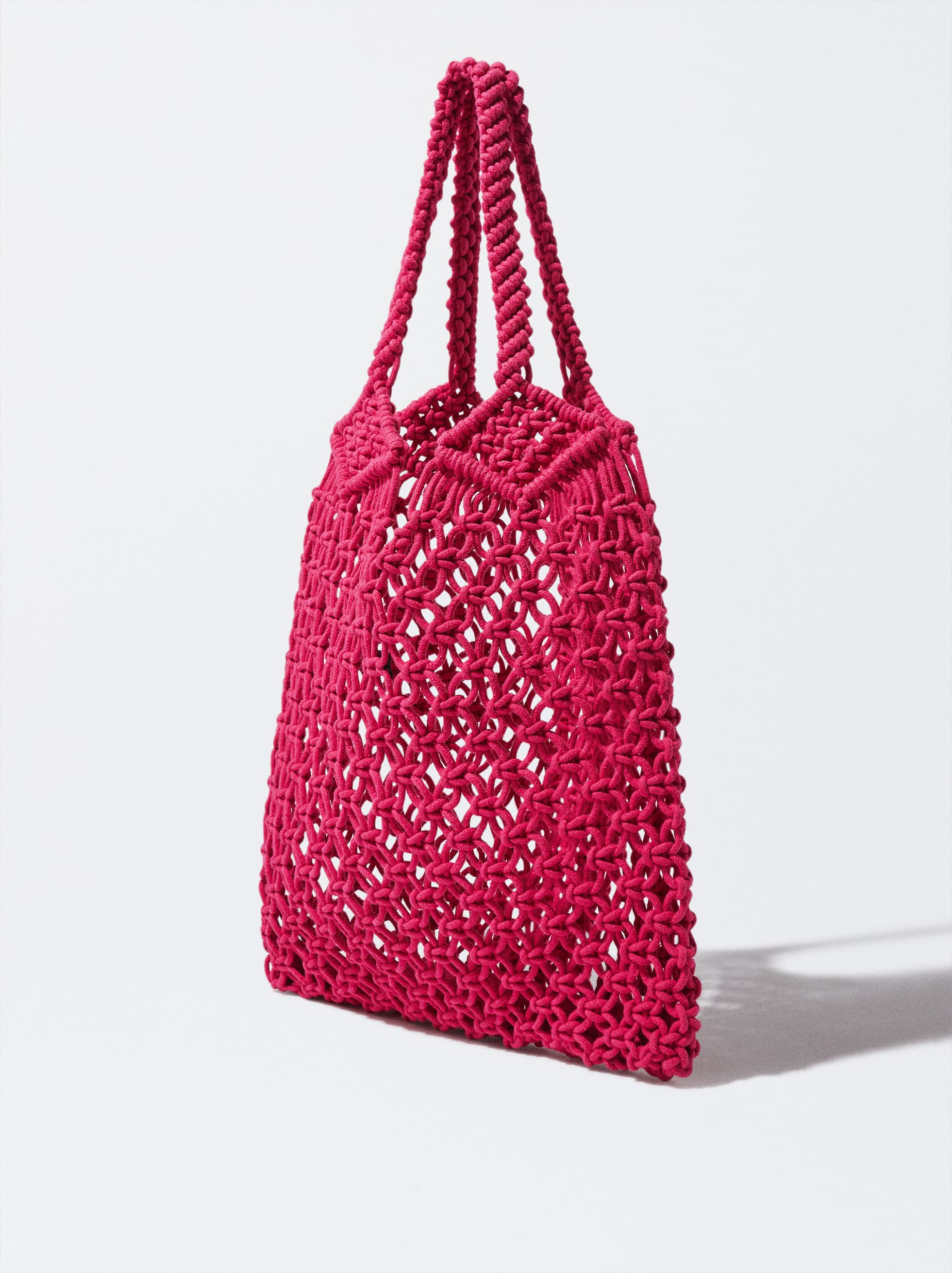 PINK SHOULDER CROCHET BAG