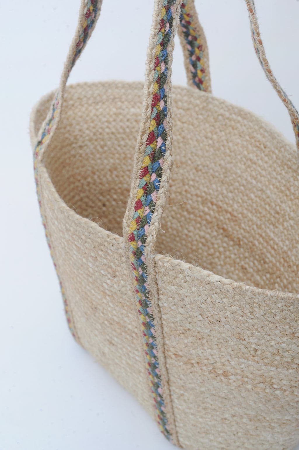 NATURAL JUTE TOTE BAG