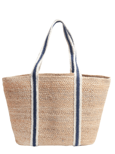 NATURAL JUTE TOTE BAG