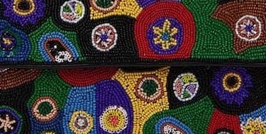MULTI COLOR EMBELLISHED SHOULDER BAG