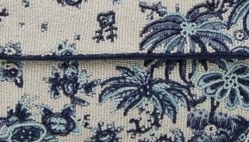 PALM TREE DESIGN EMBELLISHED SHOULDER BAG