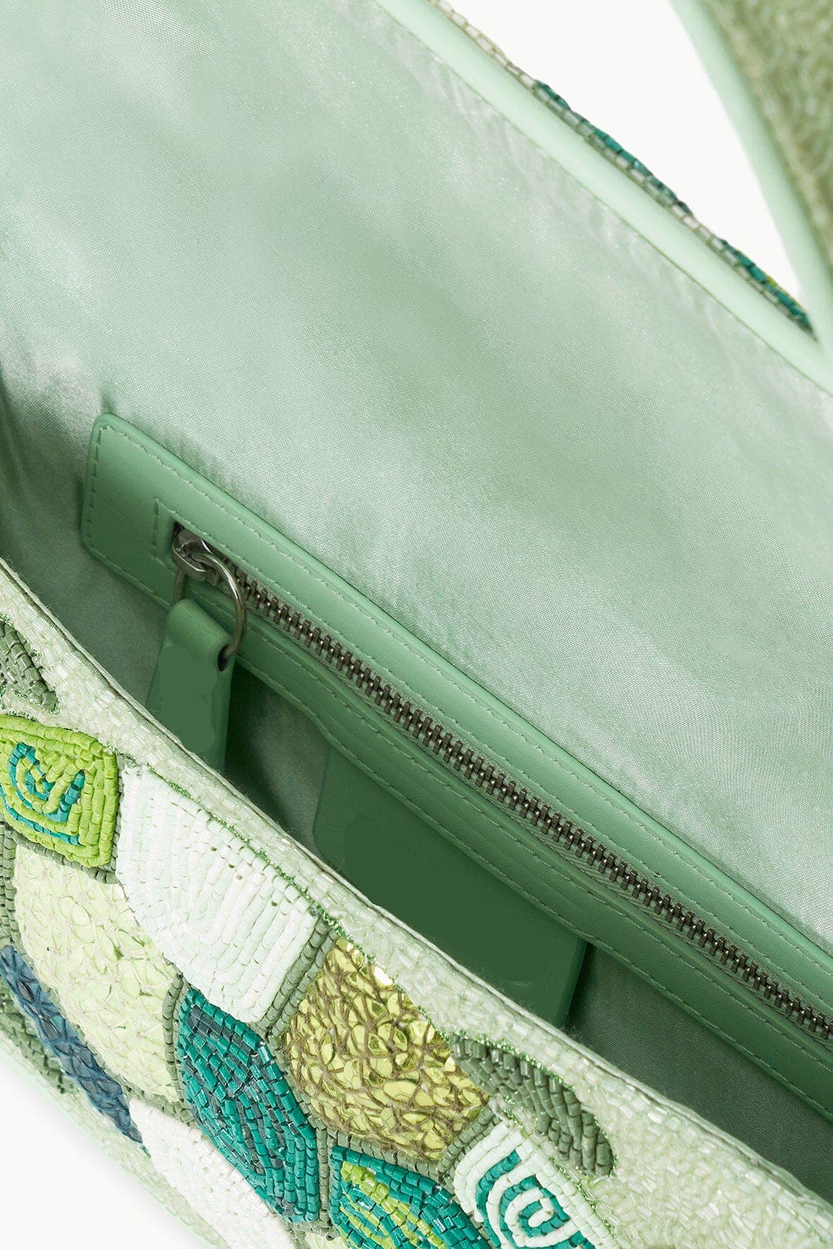 TURTLE DESIGN EMBELLISHED SHOULDER BAG
