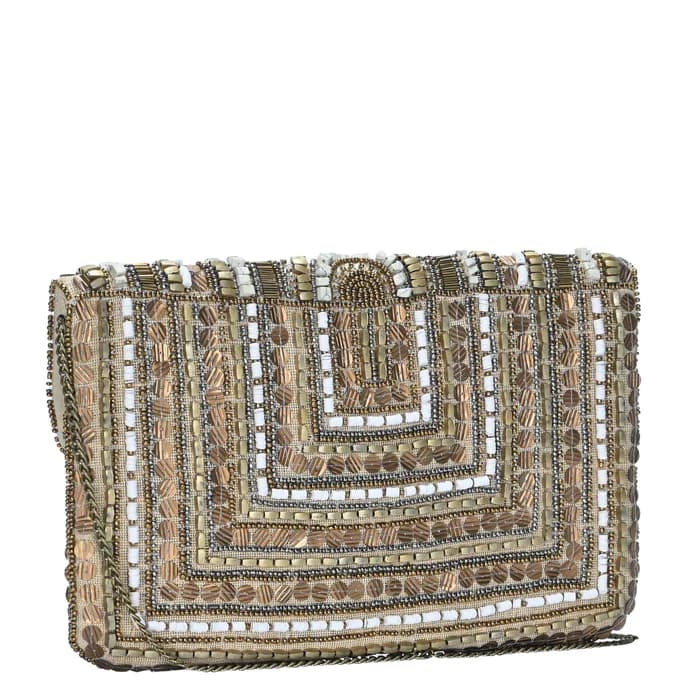 BOHO EMBELLISHED CLUTCH