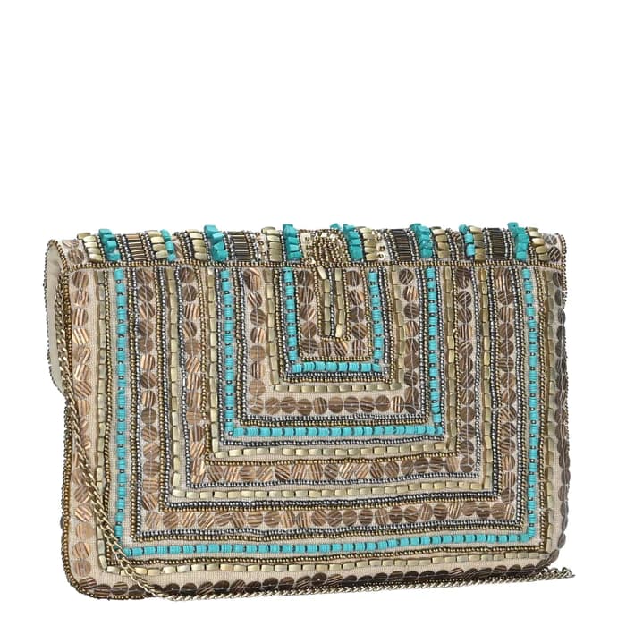 BOHO EMBELLISHED CLUTCH
