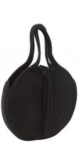 COTTON ROPE ROUND TOTE BAG