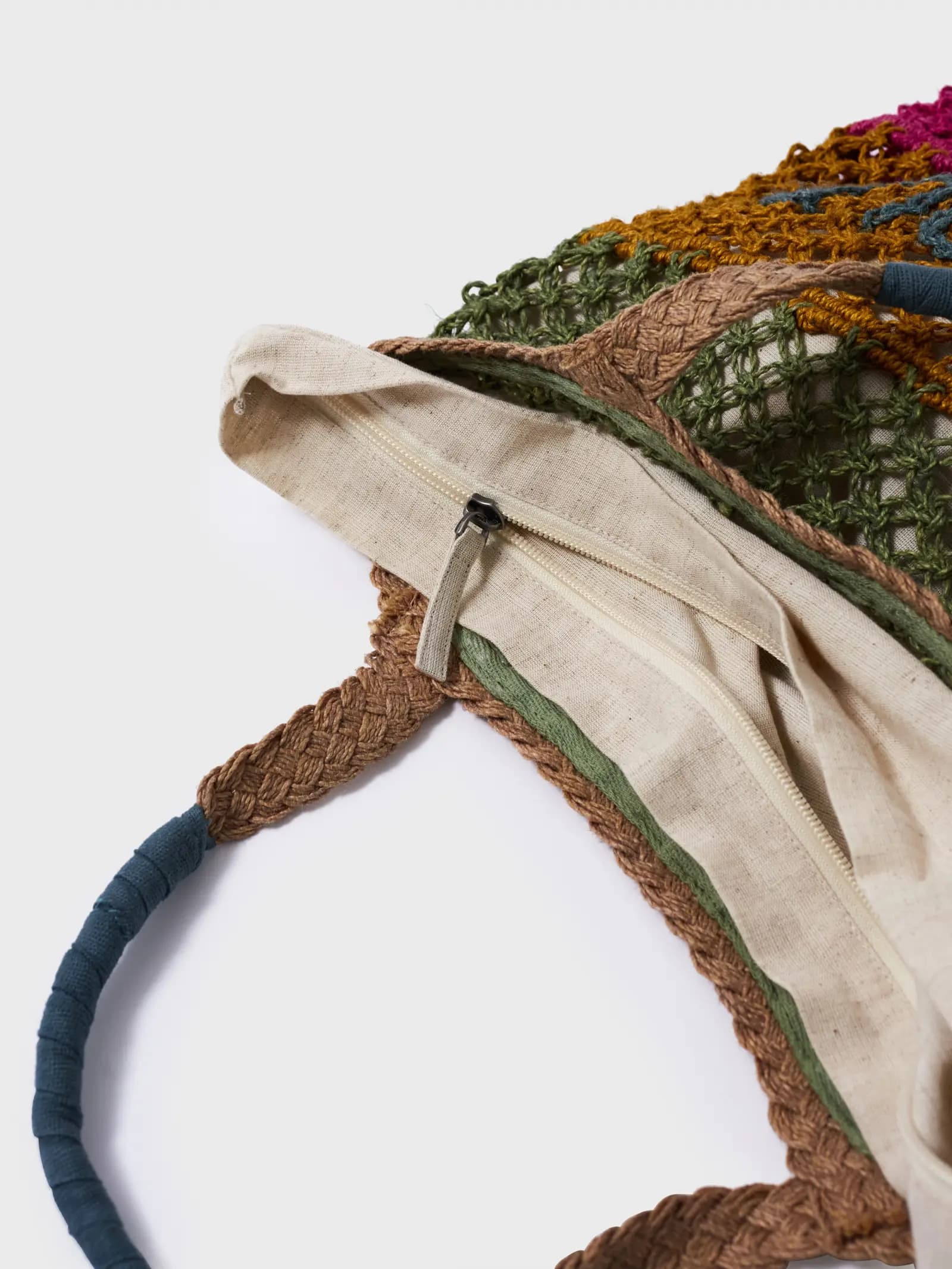 SOUTH WOLD JUTE CROCHET TOTE BAG
