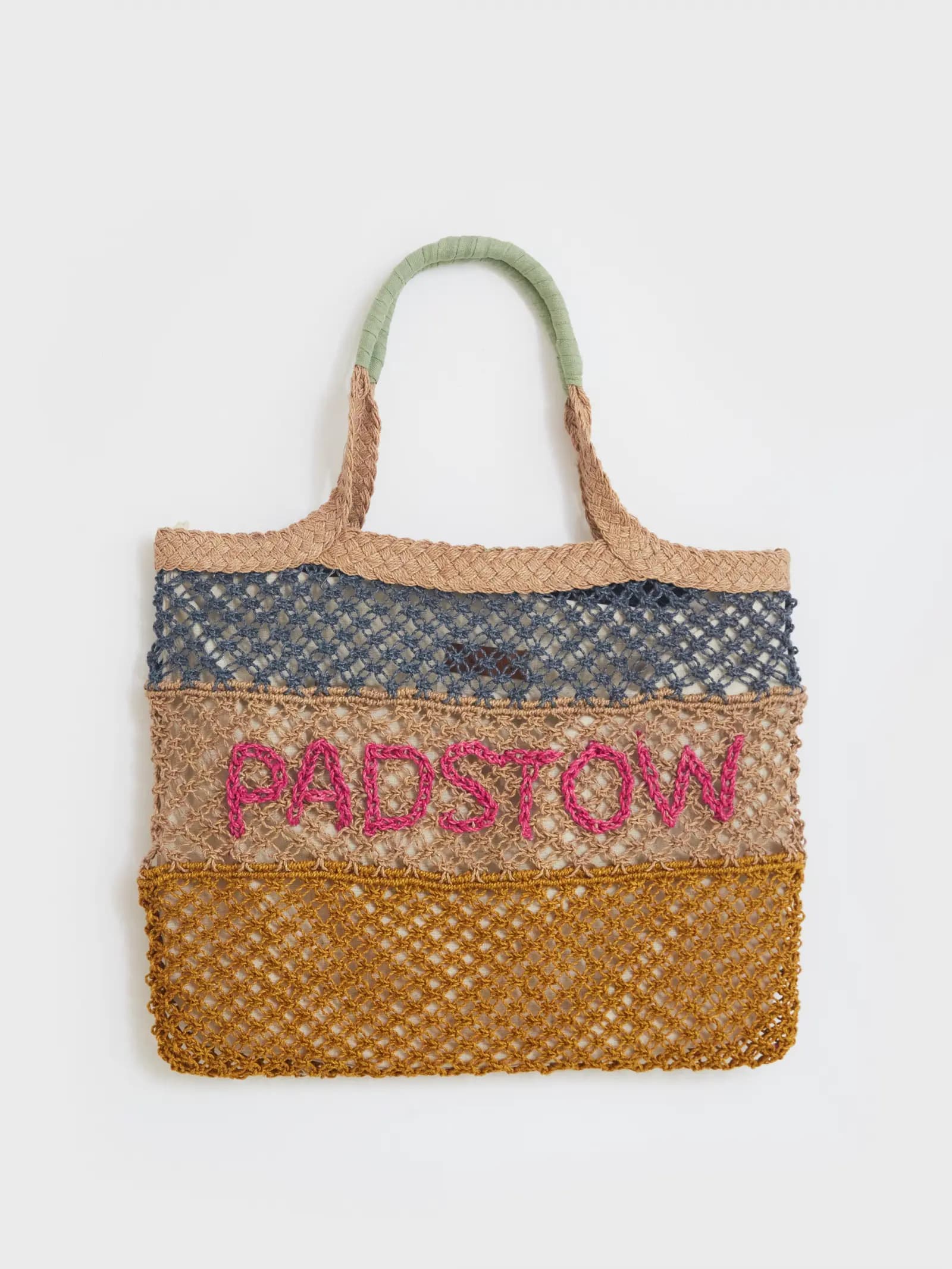 PADSTOW JUTE CROCHET TOTE BAG