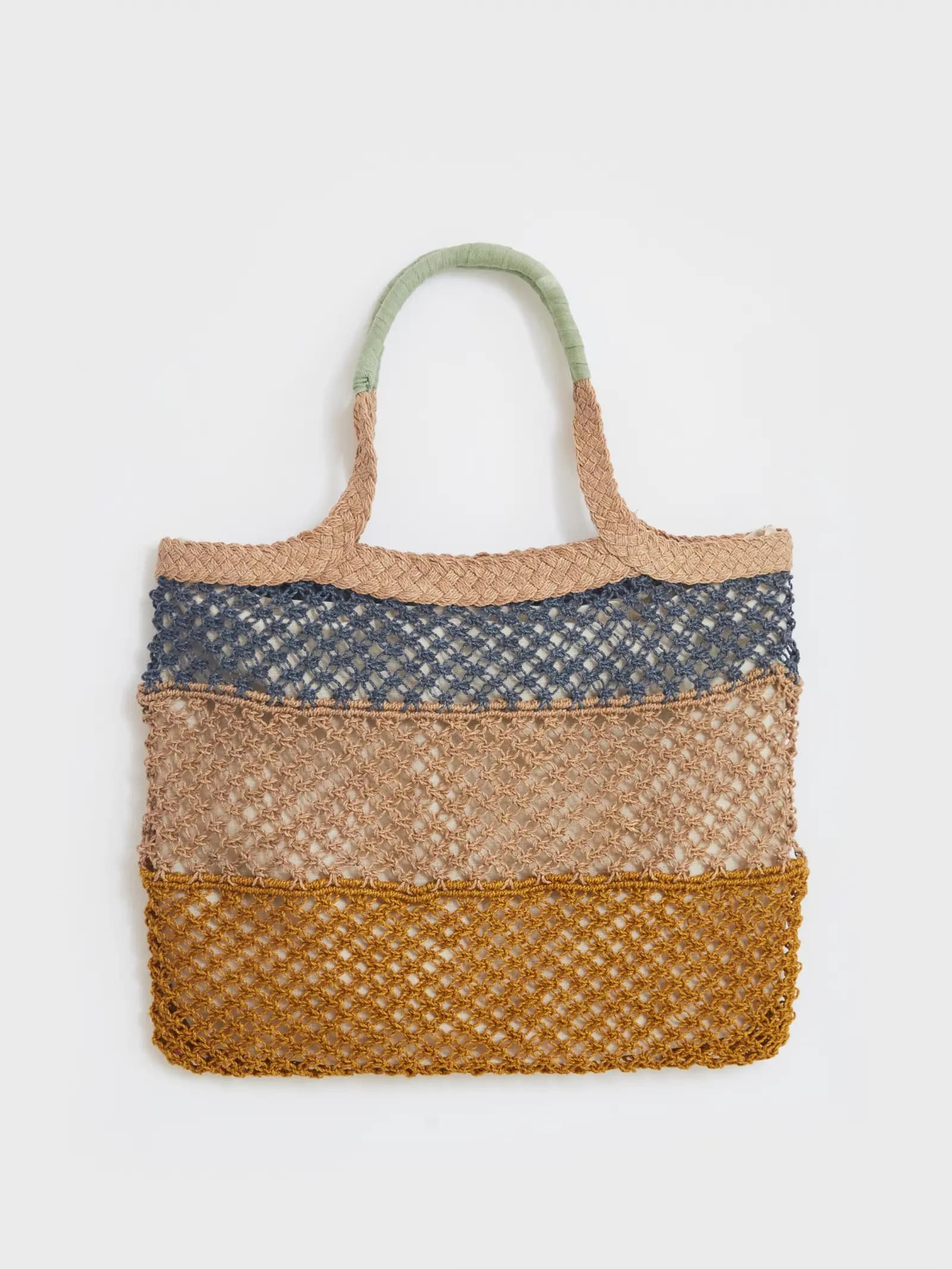 PADSTOW JUTE CROCHET TOTE BAG