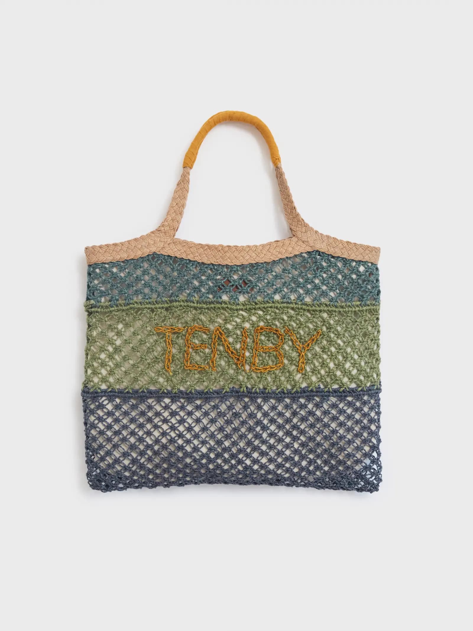 TENBY JUTE CROCHET TOTE BAG