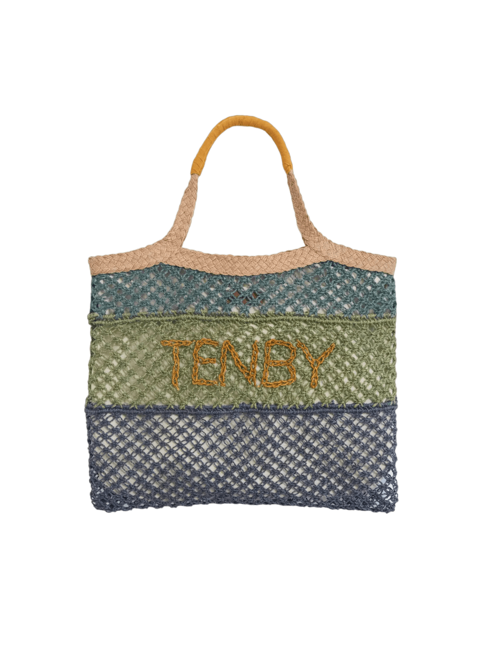 TENBY JUTE CROCHET TOTE BAG