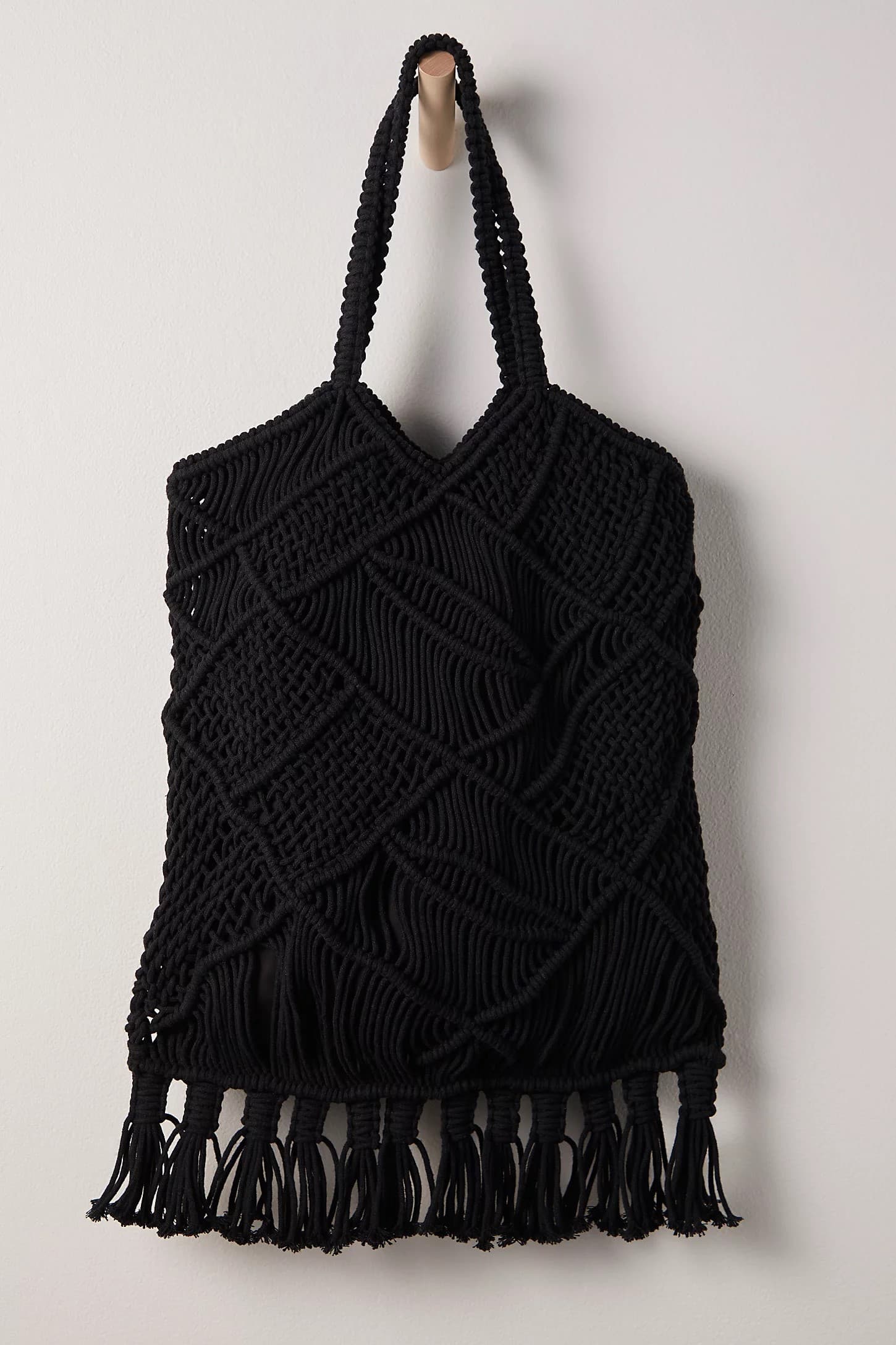 RIYA COTTON MACRAME TOTE BAG