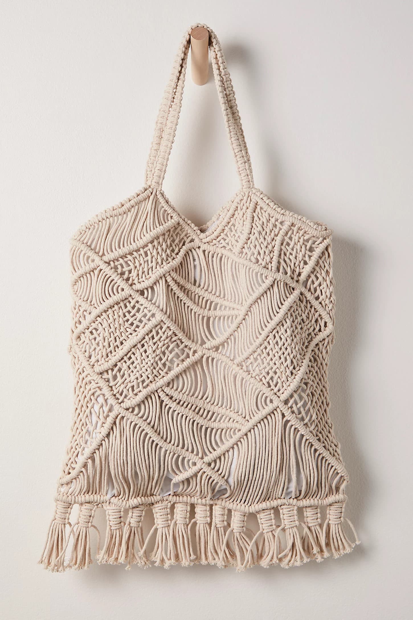 RIYA COTTON MACRAME TOTE BAG