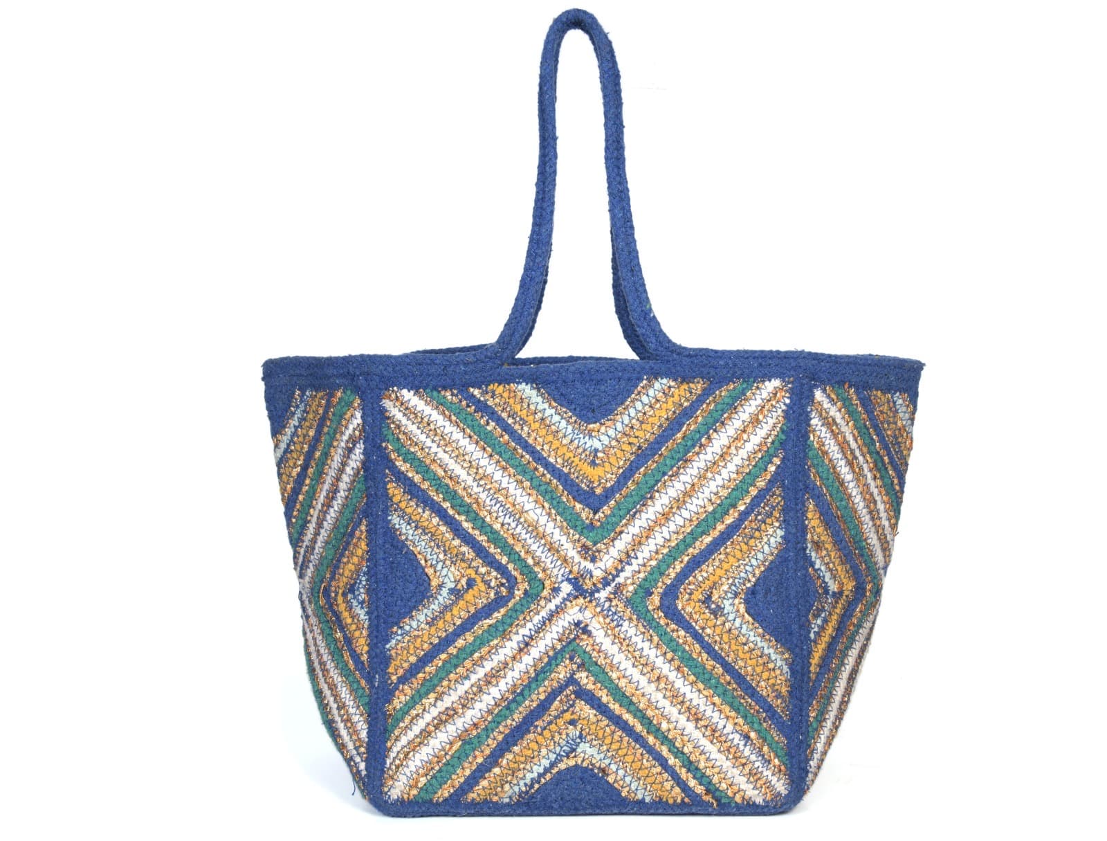 DIAMOND DESIGN MULTI COLOUR TOTE BAGS