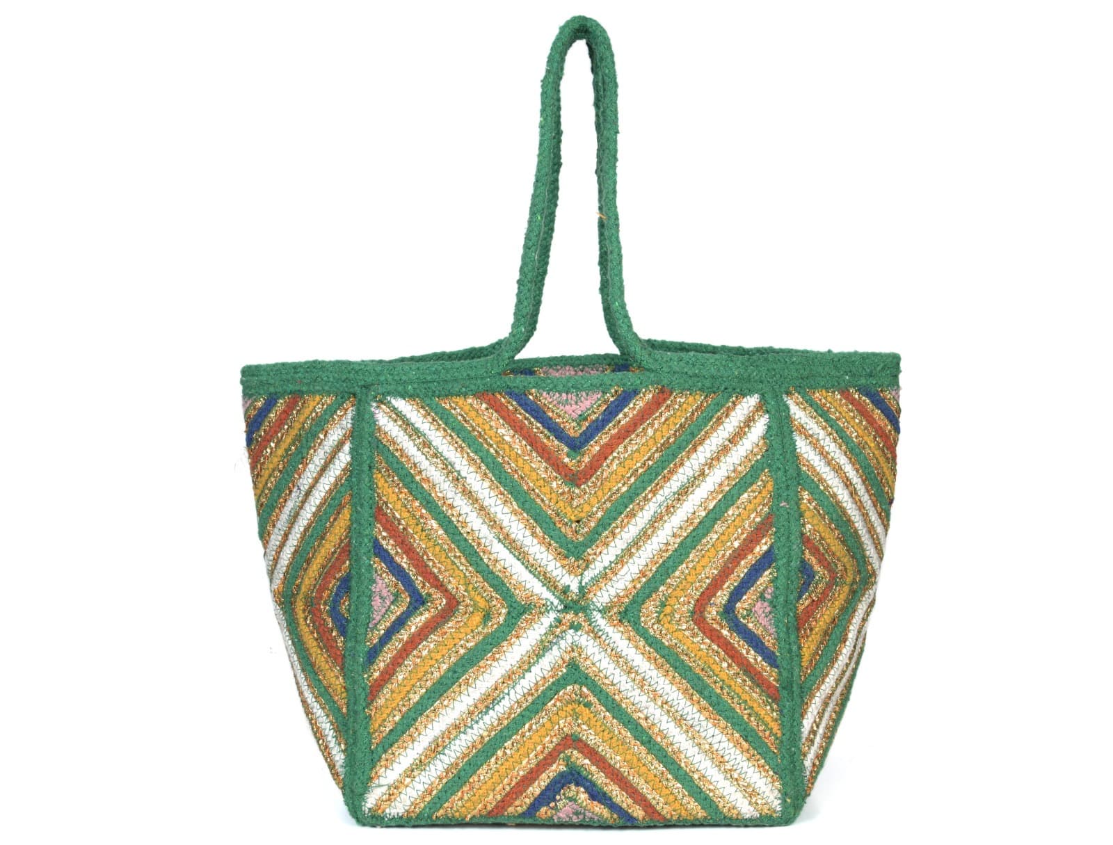 DIAMOND DESIGN MULTI COLOUR TOTE BAGS