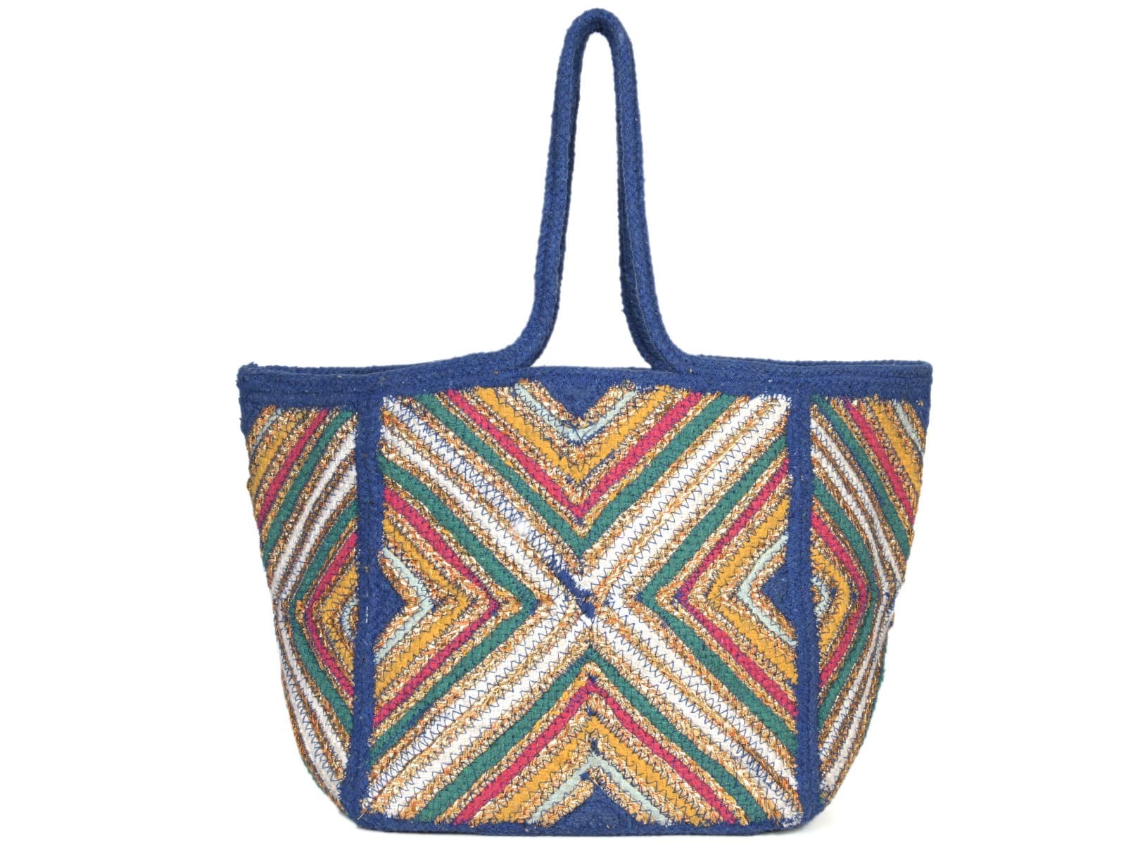 DIAMOND DESIGN MULTI COLOUR TOTE BAGS