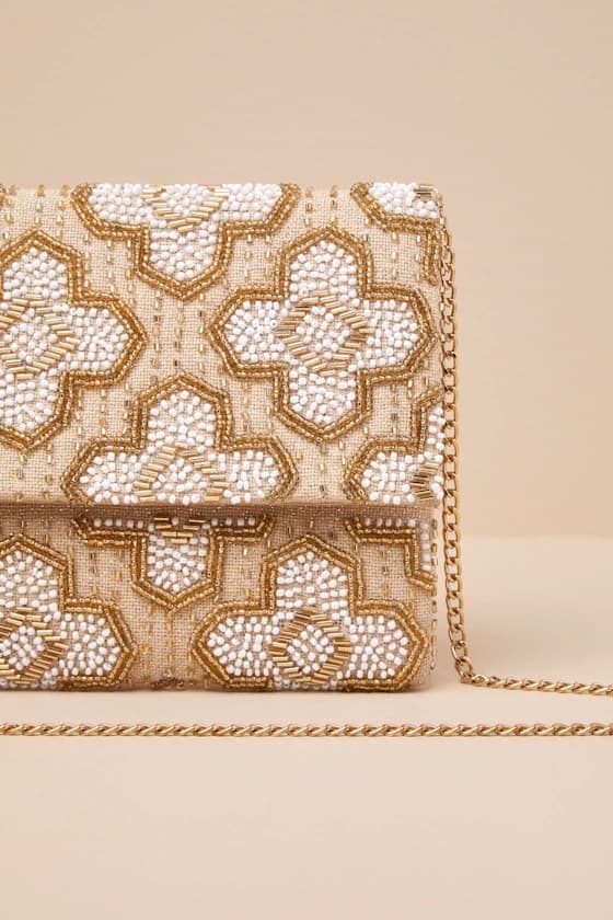LUREX GOLD GLEAM CLUTCH