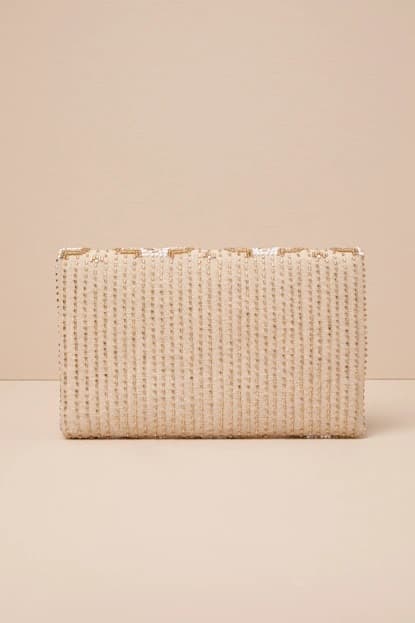 LUREX GOLD GLEAM CLUTCH