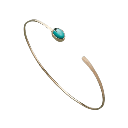 GOLD METAL CUFF BRACELET