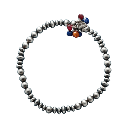 SILVER BEADS BRACELET