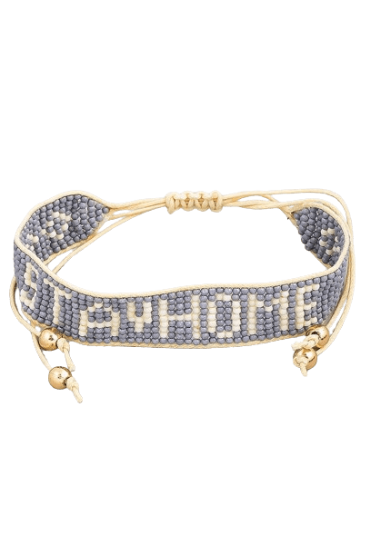 STAY HOME WOVEN ADJUSTABLE BRACELET
