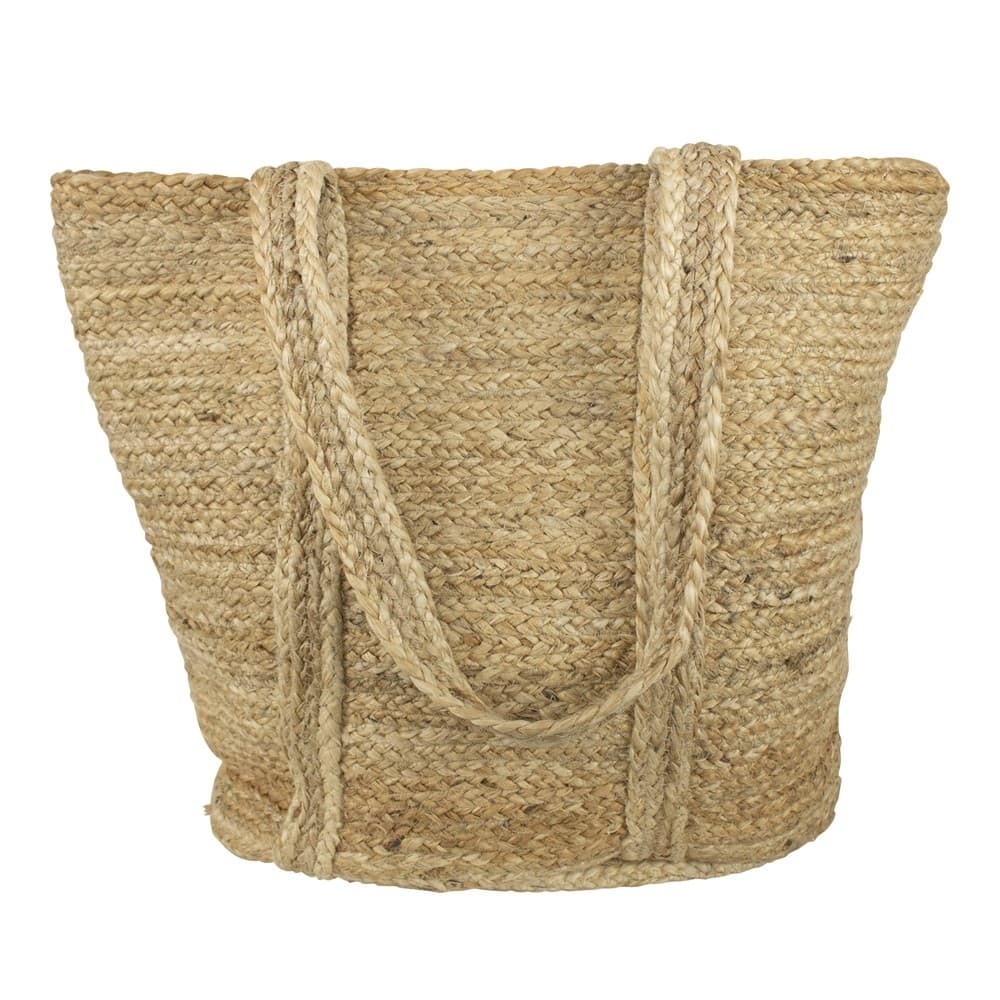 BAG JUTE BRAIDED NATURAL
