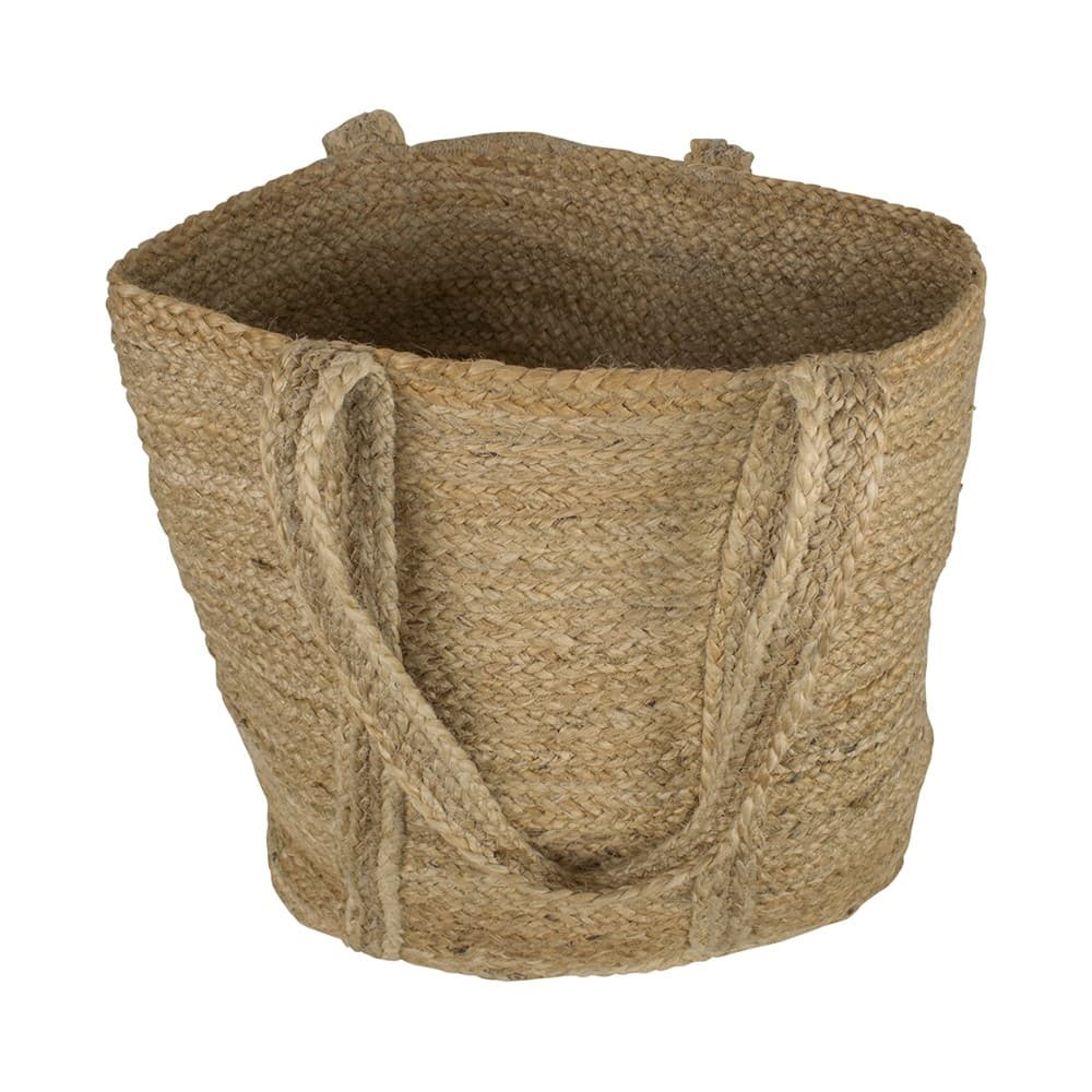 BAG JUTE BRAIDED NATURAL