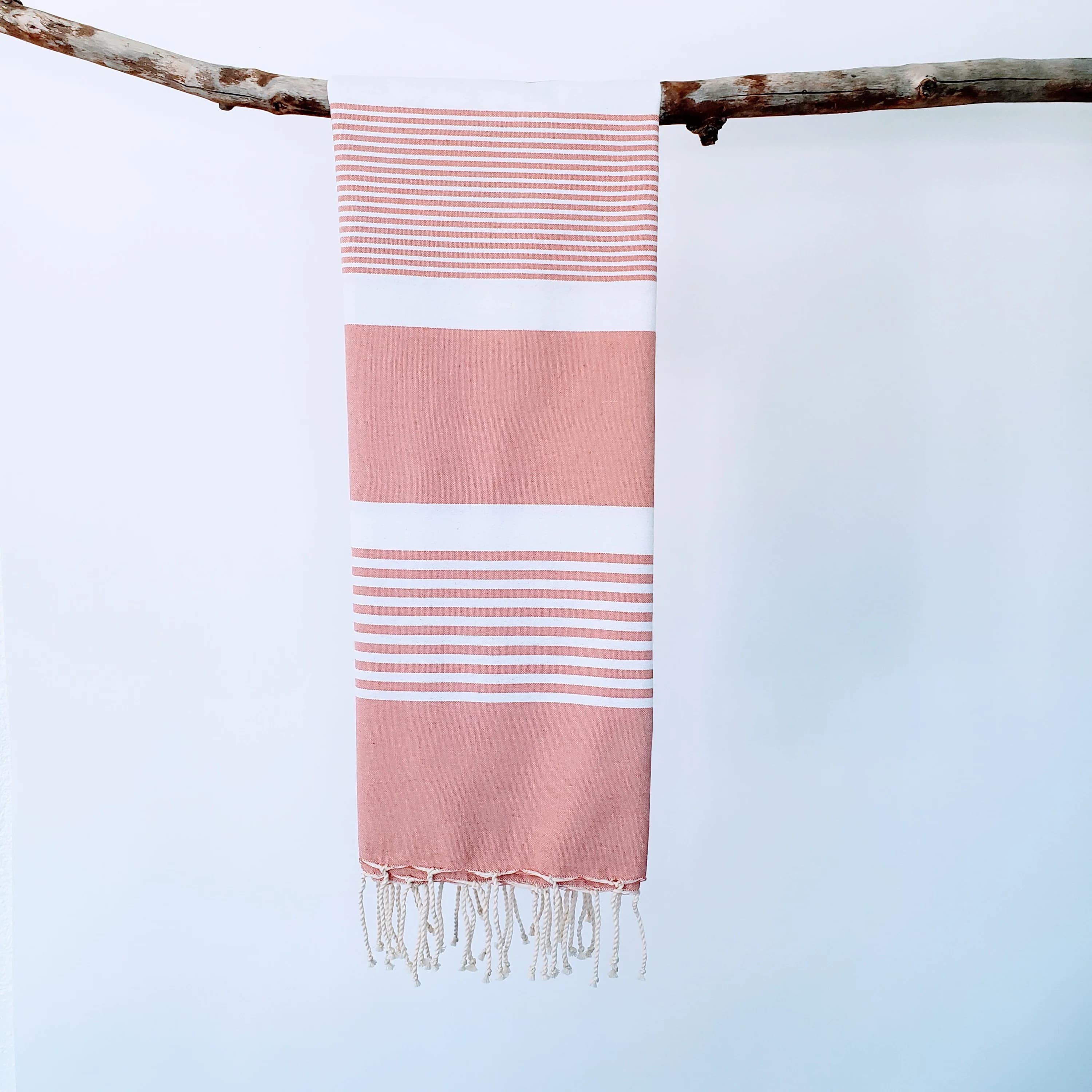 ARSH SOFT PINK STRIPES TURKISH TOWELS