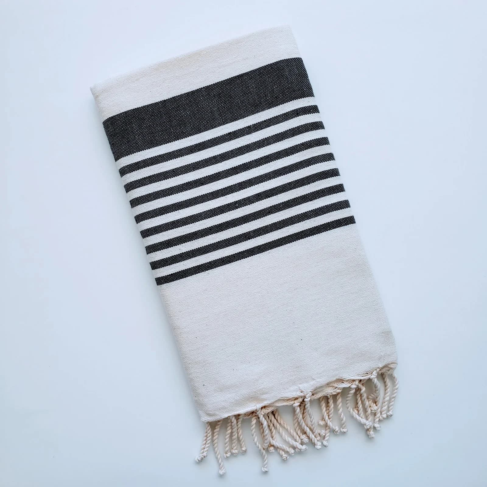 ARSH WHITE STRIPES TURKISH TOWELS
