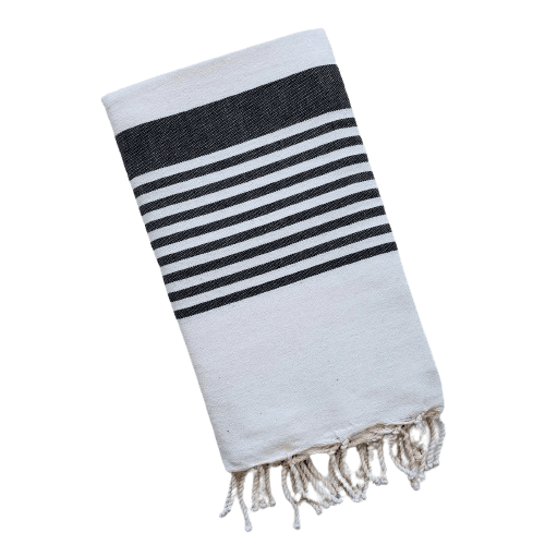 ARSH WHITE STRIPES TURKISH TOWELS