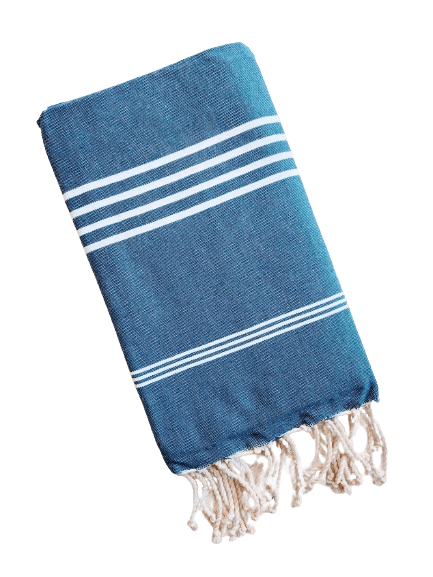 DIVYA BLUE TURKISH TOWELS