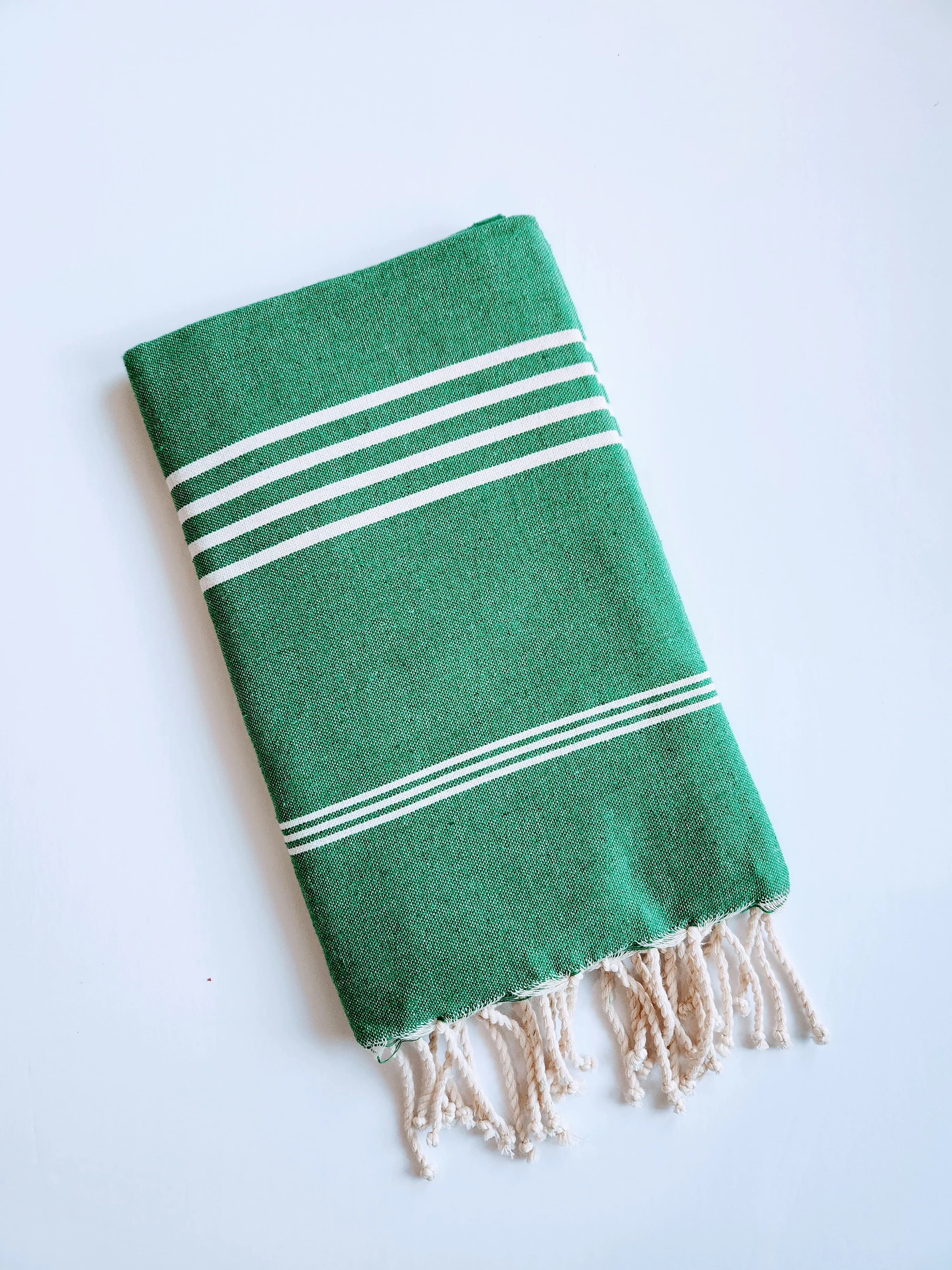 DIVYA GREEN TURKISH TOWELS