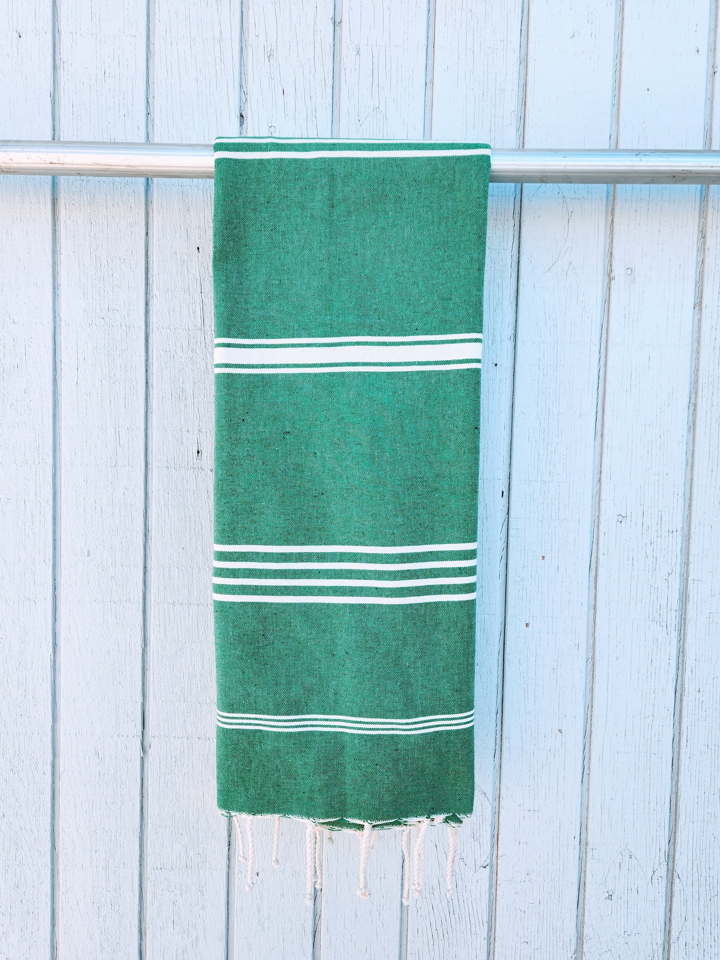 DIVYA GREEN TURKISH TOWELS